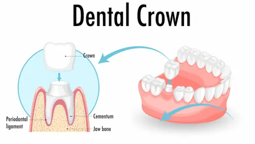 Custom dental crown preparation and fitting procedure